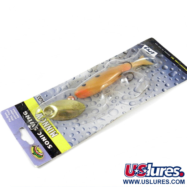 Renosky Lures Renosky Sonic Swing Minnow, złoto, 7 g błystka obrotowa #2849