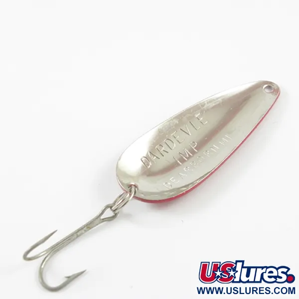 Eppinger Dardevle Imp, czerwony/biały/nikiel, 11 g błystka wahadłowa #2894