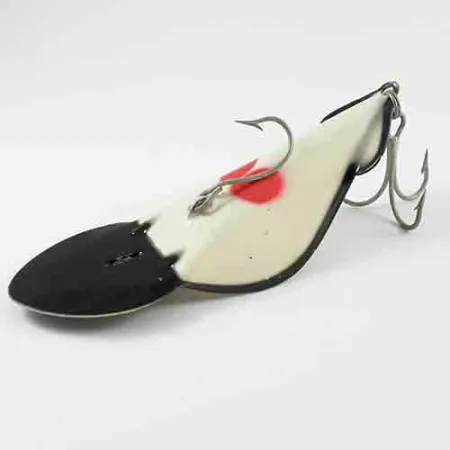 Buck Perry Spoonplug, biało-czarny, 28 g błystka wahadłowa #2914