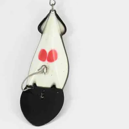 Buck Perry Spoonplug, biało-czarny, 28 g błystka wahadłowa #2914