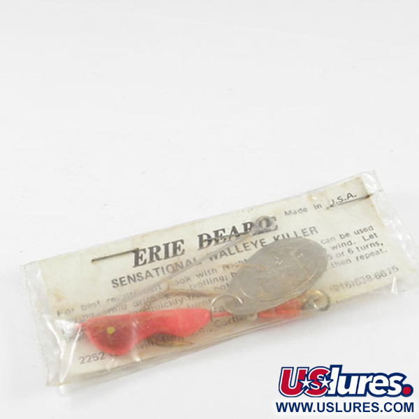  Erie Dearie Walleye Killer, nikiel/czerwony, 12 g błystka obrotowa #2932