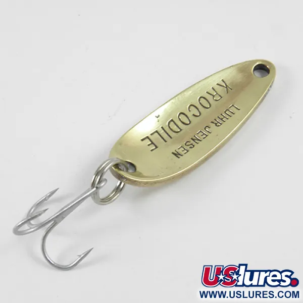 Luhr Jensen Krocodile, złoty/czerwony, 9 g błystka wahadłowa #2965