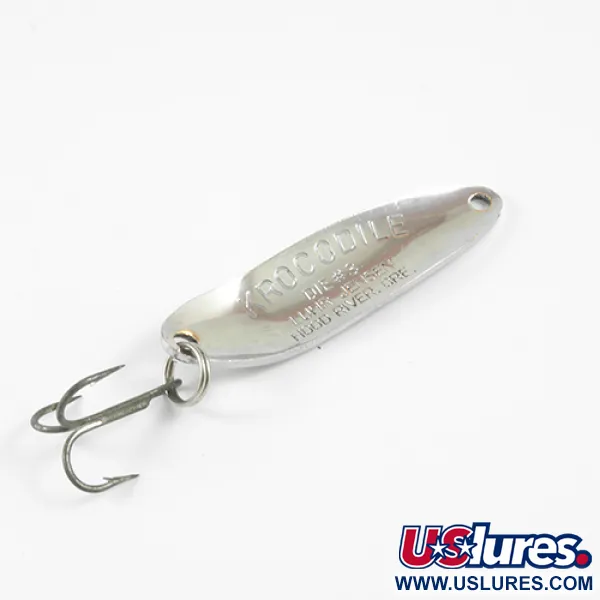 Luhr Jensen Krocodile DIE #3, nikiel/zielony, 10 g błystka wahadłowa #2967