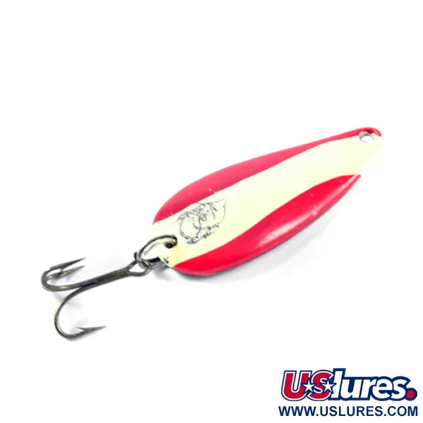 Eppinger Dardevle Spinnie, czerwony/kość słoniowa/nikiel, 9 g błystka wahadłowa #3011