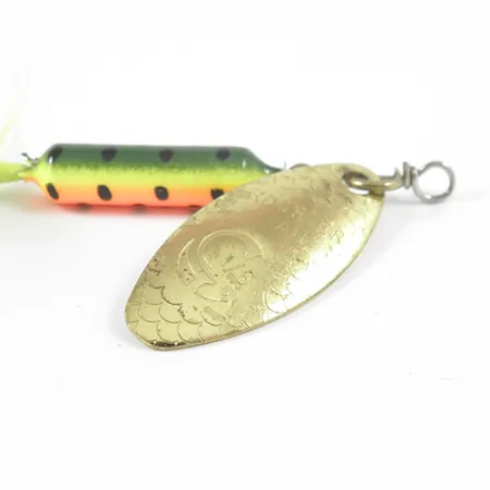 Yakima Bait Worden’s Original Rooster Tail, Ognisty Tygrys (Fire Tiger)/mosiądz, 7 g błystka wahadłowa #3020