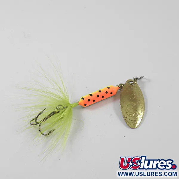 Yakima Bait Worden’s Original Rooster Tail, Ognisty Tygrys (Fire Tiger)/mosiądz, 7 g błystka wahadłowa #3020