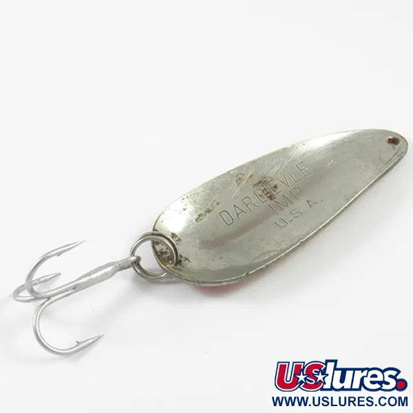 Eppinger Dardevle Imp, pomarańczowy/czerwony/czarny/nikiel, 11 g błystka wahadłowa #3046