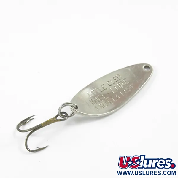 Seneca Little Cleo, nikiel/zielony, 7 g błystka wahadłowa #3051