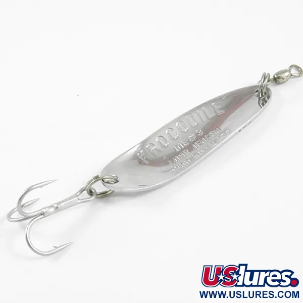 Luhr Jensen Krocodile DIE #3, nikiel, 10 g błystka wahadłowa #3071