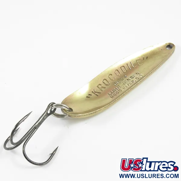 Luhr Jensen Krocodile DIE #4, mosiądz, 21 g błystka wahadłowa #3072