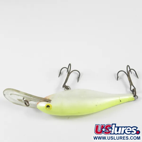 Rapala DOWN DEEP RATTLIN FAT Rap, neonowy żółty/srebrny, 14 g wobler #3076