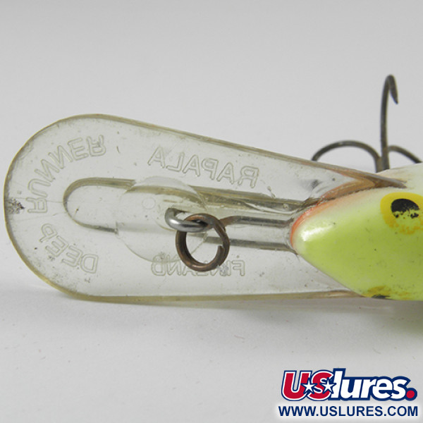  Rapala DOWN DEEP RATTLIN FAT Rap, neonowy żółty/srebrny, 14 g wobler #3076