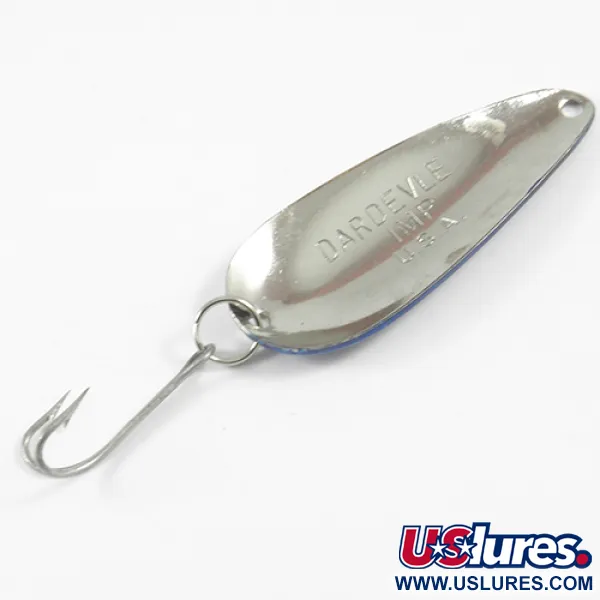 Eppinger Dardevle Imp, nikiel/niebieski, 11 g błystka wahadłowa #3093