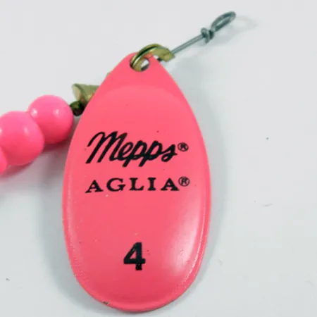 Mepps Aglia Hot Pink 4 Dressed (ogon z futra jelenia), różowy, 10 g błystka obrotowa #3099
