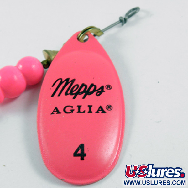  Mepps Aglia Hot Pink 4 Dressed (ogon z futra jelenia), różowy, 10 g błystka obrotowa #3099