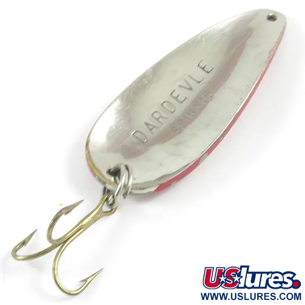 Eppinger Dardevle Spinnie, czerwony/biały/nikiel, 9 g błystka wahadłowa #3115