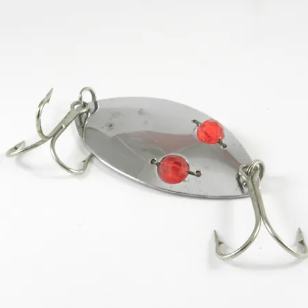Herter's Glass Eye Spoon, nikiel/czerwone oczy, 25 g błystka wahadłowa #3129