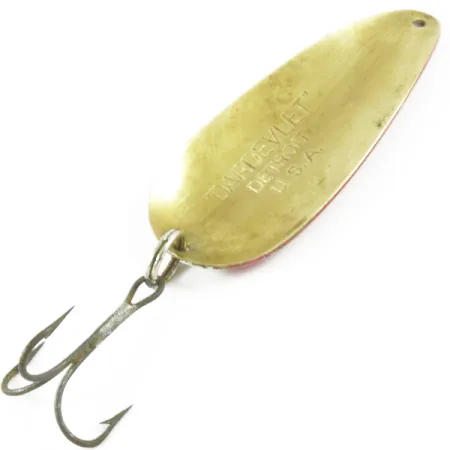 Eppinger Dardevle Dardevlet, czerwony/biały/mosiądz, 21 g błystka wahadłowa #3133