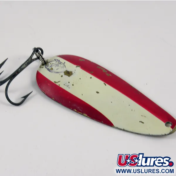 Eppinger Dardevle Dardevlet, czerwony/biały/mosiądz, 21 g błystka wahadłowa #3133