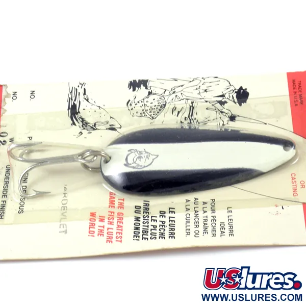 Eppinger Dardevle Dardevlet, czarny/biały/nikiel, 21 g błystka wahadłowa #3137