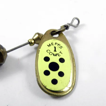 Mepps Comet 1, mosiądz/żółty, 3,5 g błystka obrotowa #3169