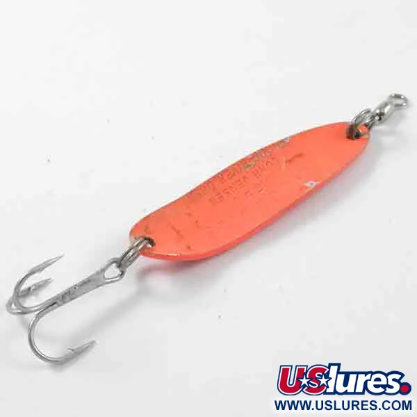 Luhr Jensen Krocodile DIE #3, neonowy różowy/czarny, 10 g błystka wahadłowa #3172