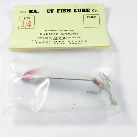 Błystka antyzaczepowa Barney Spoons, czerwony/biały, 7 g błystka wahadłowa #3231