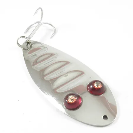 Paul Bunyan Ruby Spoon, nikiel/czerwone oczy, 25 g błystka wahadłowa #3232