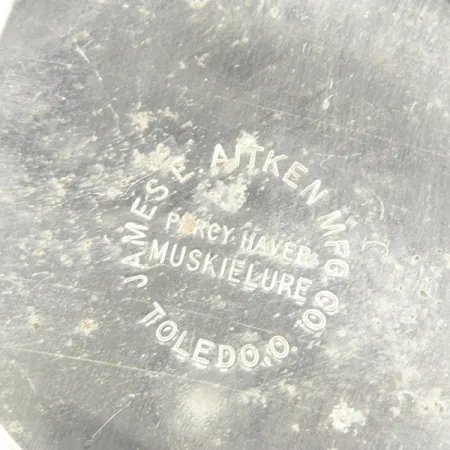 James Aitken Muskielure, czerwony/biały/nikiel, 53 g błystka wahadłowa #3235