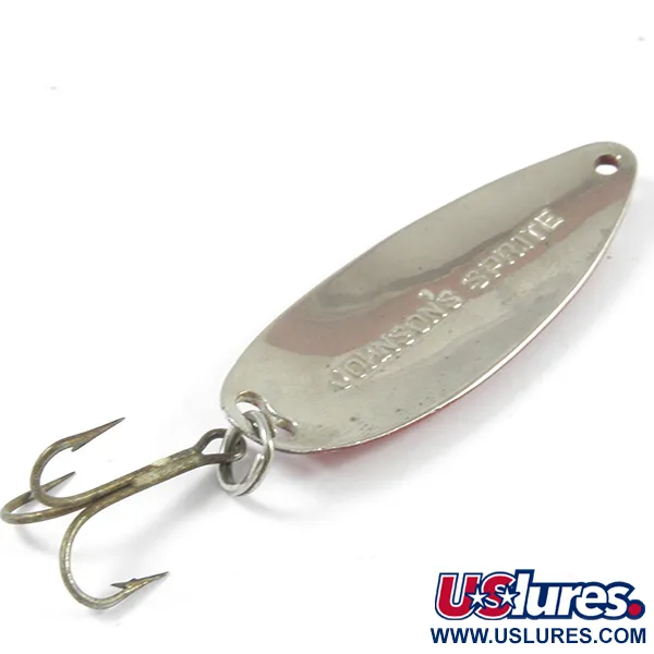  Johnson Sprite, czerwony/biały/nikiel, 10 g błystka wahadłowa #3262