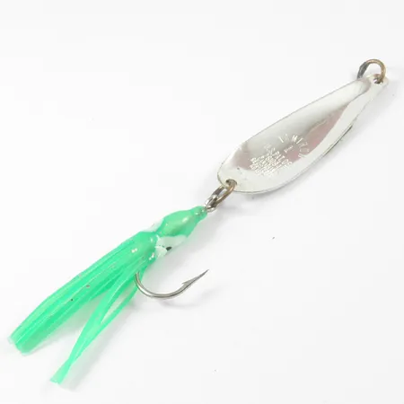 Tamiron Sporting Goods Tamiron Honeybees 1 (świeci w ciemności), silver (powłoka prawdziwym srebrem)/Glow - świeci w świetle ultrafioletowym, 3,5 g błystka wahadłowa #3283