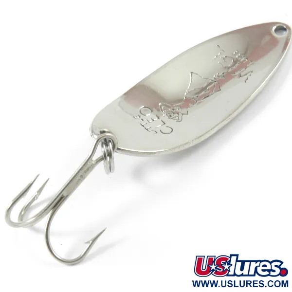 Seneca Little Cleo (Hula Girl), nikiel/niebieski, 14 g błystka wahadłowa #3305