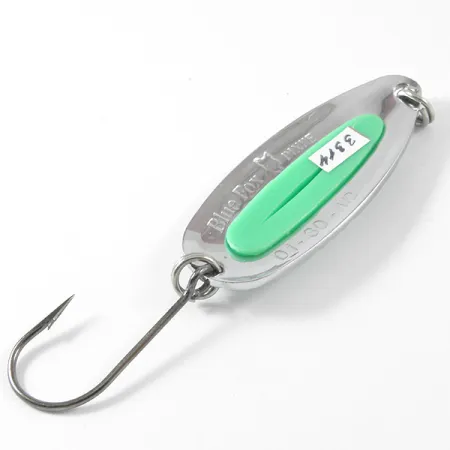 Blue Fox Pixee, nikiel/zielony, 14 g błystka wahadłowa #3314