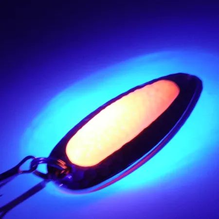 Blue Fox Pixee UV (świeci w ultrafiolecie), złoty/czerwony, 14 g błystka wahadłowa #3315