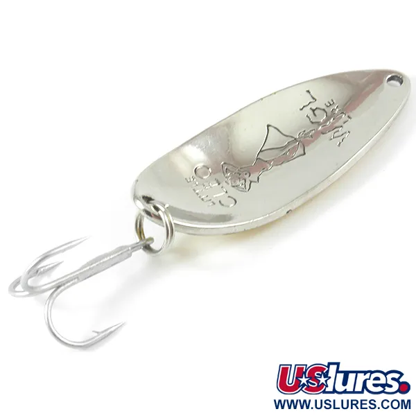 Seneca Little Cleo (Hula Girl), hologram nikiel/złoty, 14 g błystka wahadłowa #3333