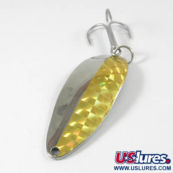 Seneca Little Cleo (Hula Girl), hologram nikiel/złoty, 14 g błystka wahadłowa #3333