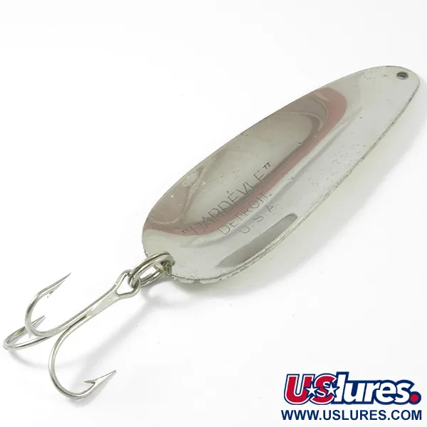 Eppinger Dardevle, kość słoniowa/nikiel, 28 g błystka wahadłowa #3344