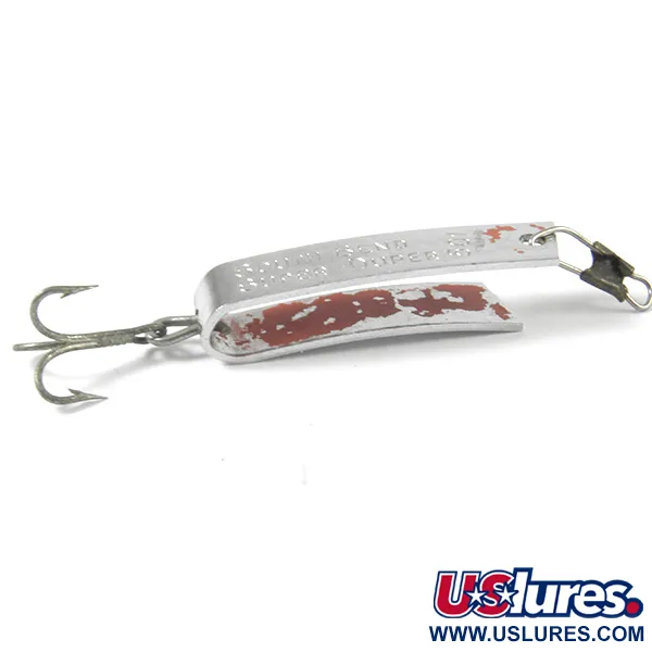 South Bend Super-Duper 501, nikiel/czerwony, 2,3 g błystka wahadłowa #3368