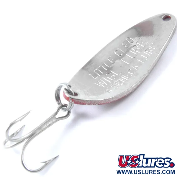 Seneca Little Cleo, czerwony/biały/nikiel, 7 g błystka wahadłowa #3369