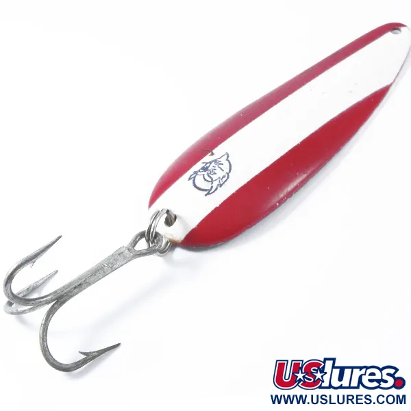 Eppinger Dardevle, czerwony/biały/nikiel, 28 g błystka wahadłowa #3381