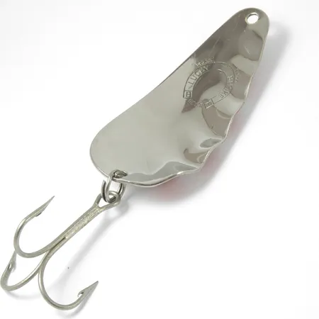 Lucky Strike Nickel Half Wave, nikiel/czerwony/biały, 14 g błystka wahadłowa #3400