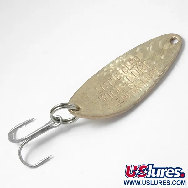 Seneca Little Cleo, Crystal (złote łuski, potłuczone szkło) - rzadki kolor, 7 g błystka wahadłowa #3403