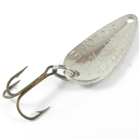 Thomas Cyclone, srebrny/czerwony, 4,3 g błystka wahadłowa #3404