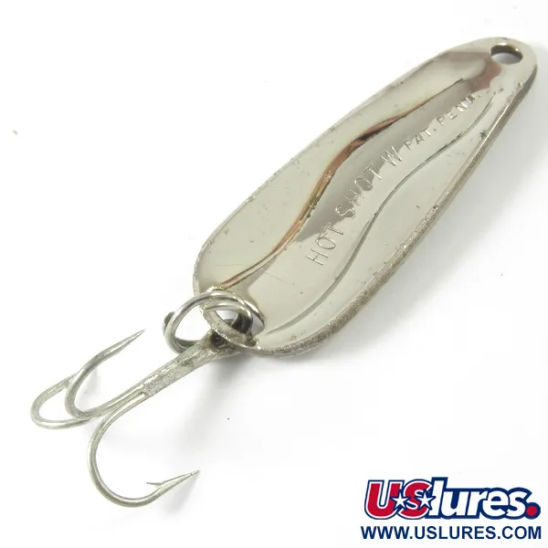 Luhr Jensen Hot Shot W, nikiel, 7 g błystka wahadłowa #3425