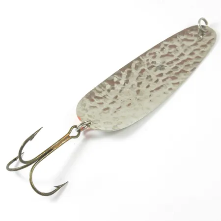 Acme​ Looter UV (świeci w ultrafiolecie), młotkowany pasek srebrny/UV - świeci w świetle ultrafioletowym, 8 g błystka wahadłowa #3428