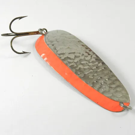 Acme​ Looter UV (świeci w ultrafiolecie), młotkowany pasek srebrny/UV - świeci w świetle ultrafioletowym, 8 g błystka wahadłowa #3428