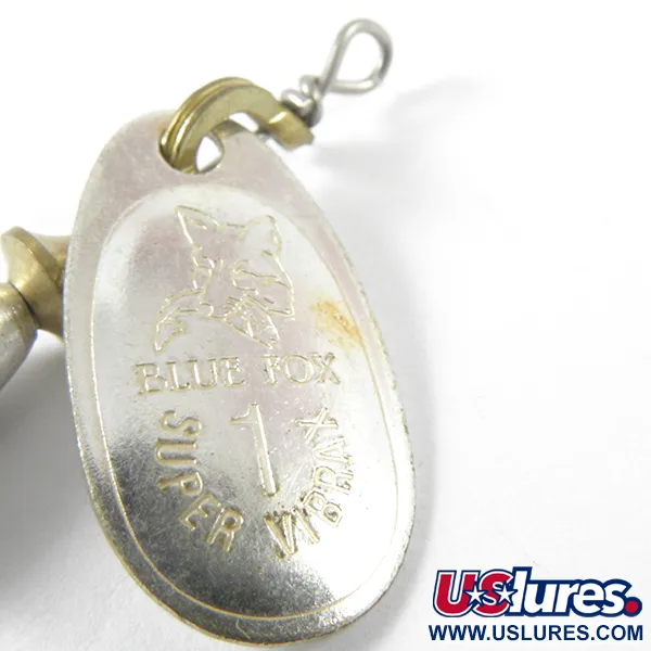 Blue Fox Super Vibrax 1, srebro, 4 g błystka obrotowa #3461