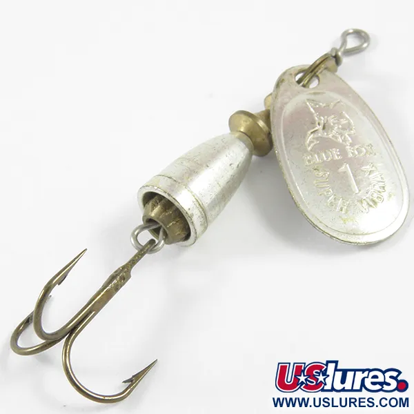 Blue Fox Super Vibrax 1, srebro, 4 g błystka obrotowa #3468