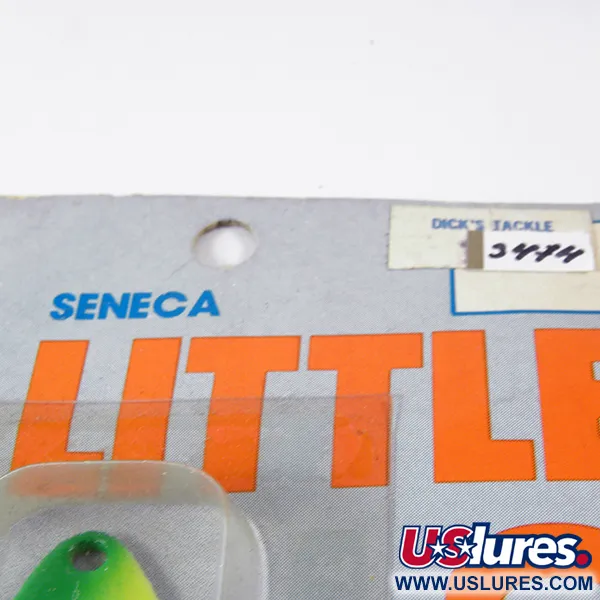 Seneca Little Cleo (Hula Girl), żółty/zielony/nikiel, 14 g błystka wahadłowa #3474