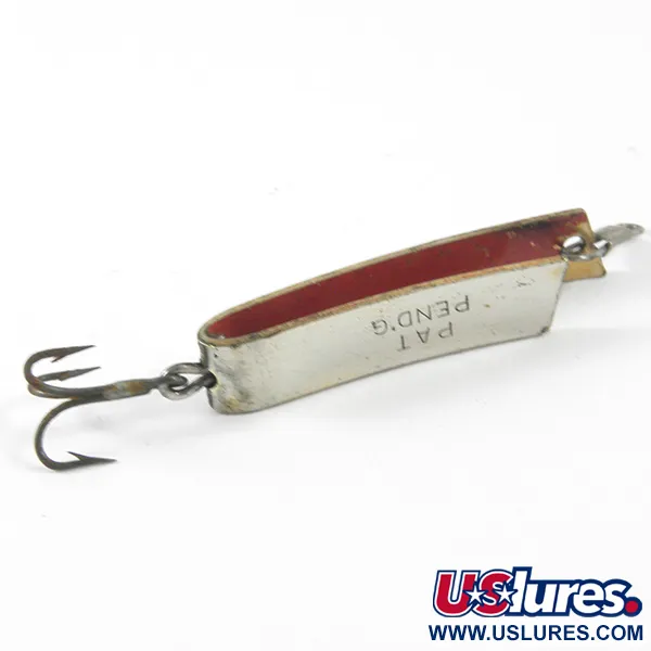 South Bend Super Duper 502, nikiel/czerwony, 2,5 g błystka wahadłowa #3485